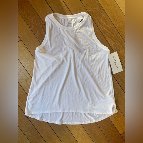 Athleta Move with Ease In Tank White Size Small NWT - Picture 3 of 10